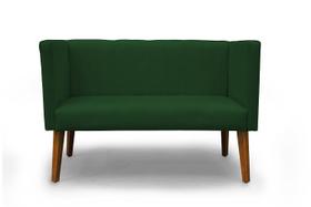 Namoradeira Decorativa Barcelona Suede Verde - Casa & Estofados