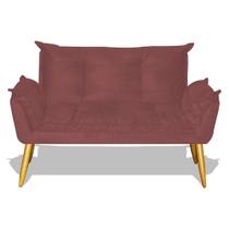 Namoradeira Decorativa Opala Veludo Rose Namoradeira Decorativa Opala Veludo Rose