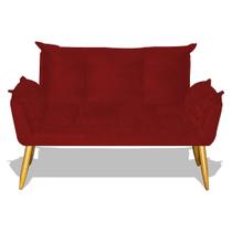 Namoradeira Decorativa Opala Veludo Vermelho Namoradeira Decorativa Opala Veludo Vermelho