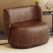 Namoradeira Decorativa Orgânica Molly 02 Lugares material sintético Whisky - Desk Design Namoradeira Decorativa Orgânica Molly 02 Lugares material sintético Whisky - Desk Design