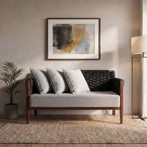 Namoradeira Elegante Conforto Premium para Ambientes Modernos Preta Poesia Namoradeira Elegante Conforto Premium para Ambientes Modernos Preta Poesia