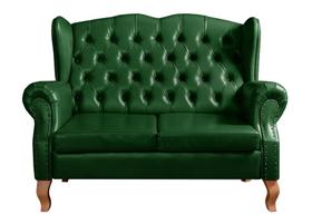 Namoradeira Imperador Sofá Chesterfield Botonê Vintage Decoração Retrô