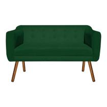 Namoradeira Julia 2 Lugares Suede Verde - D'rossi Namoradeira Julia 2 Lugares Suede Verde - D'rossi