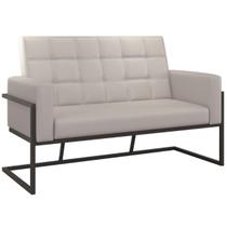 Namoradeira material sintético Base de ferro para Recepção Sala de Estar Decorativa Cadeira Estofada Resistente Escritório Manicure