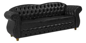 Namoradeira Merlô Chest 3 Lug Courano Preto Cor:Preto