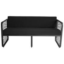 Namoradeira para Área Externa Santiago em Alumínio e Fibra Sintética Acesse Móveis