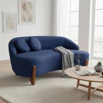 Namoradeira Sofá Feijão Moscou 150cm Orgânica Suede Namoradeira Sofá Feijão Moscou 150cm Orgânica Suede