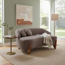 Namoradeira Sofá Feijão Moscou 150cm Orgânica Suede Namoradeira Sofá Feijão Moscou 150cm Orgânica Suede