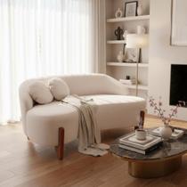 Namoradeira Sofá Feijão Moscou 150cm Orgânica Suede Namoradeira Sofá Feijão Moscou 150cm Orgânica Suede