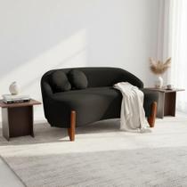 Namoradeira Sofá Feijão Moscou 150cm Orgânica Suede Namoradeira Sofá Feijão Moscou 150cm Orgânica Suede