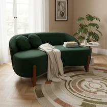 Namoradeira Sofá Feijão Moscou 150cm Orgânica Suede Namoradeira Sofá Feijão Moscou 150cm Orgânica Suede