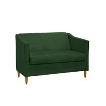 Namoradeira Titânio Suede Verde