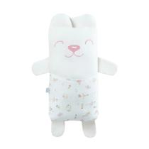 Naninha Agarradinho Hug Urso Made Of Magic Branco e Rosa