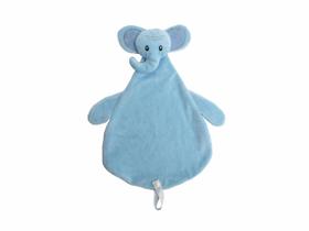 Naninha Algodão Elefante Azul Baby Pil