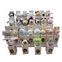 Naninha Bebê Cheirinho Porta Chupeta com guizo e prendedor de chupeta BICHINHOS