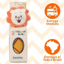 Naninha Bichinhos De Pelúcia Para Bebe Prendedor Chupeta - Miguel Baby