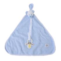 Naninha Blanket Atoalhada Urso Azul - Zip