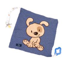 Naninha Carinha Com Mordedor Totó Azul Zip Naninha Carinha Com Mordedor Totó Azul Zip