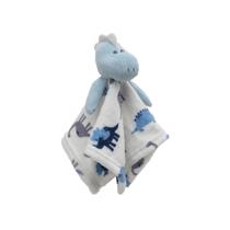 Naninha Cheirinho Bebê Paninho Menino Menina Azul Rosa Infantil Bichinho Pelúcia Manta Dinossauro Recém Nascido Enxoval