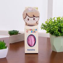 Naninha com Bichinho de Pelúcia Princesa Bebê Porta Chupeta