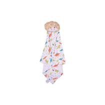 Naninha com carinha bichinho/porta chupeta bebê pelúcia