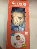Naninha Com Pelúcia E Prendedor De Chupeta Azul - Bambi
