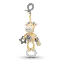 Naninha Com Prendedor Mordedor E Chocalho De Bichinho De Pelúcia para Bebê