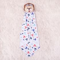 Naninha de Bebê Para Dormir Noite Toda Fralda Macia Anti Alérgica Com Prendedor de Chupeta Ursinhos Naninha de Bebê Para Dormir Noite Toda Fralda Macia Anti Alérgica Com Prendedor de Chupeta Ursinhos