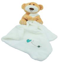 Naninha De Bebe Urso De Pelúcia Paninho Manta Dormir Safari