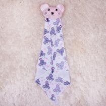 Naninha de Dormir Ratinho Baby Pelúcia Fofa Anti Alérgica Com Prendedor de Chupeta Naninha de Dormir Ratinho Baby Pelúcia Fofa Anti Alérgica Com Prendedor de Chupeta