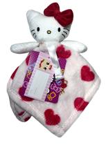 Naninha De Pelúcia Boneca Menina Gata Gatinha Hello Kitty Rosa Para Bebê E Criança Brinquedo Educativo Transicional Enxoval Baby Sanrio