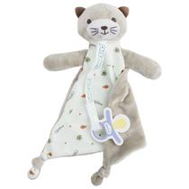 Naninha Decorada Com Prendedor de Chupeta Com Bichinho +2m - Pimpolho Baby Naninha Decorada Com Prendedor de Chupeta Com Bichinho +2m - Pimpolho Baby