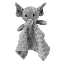 Naninha Elefante Cinza Minha Primeira Naninha - Laço Bebê - Laco Bebe
