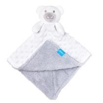Naninha Macia Com Bichinho Para Bebê e Criança Urso Branco