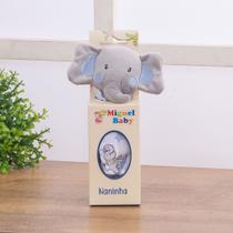 Naninha Paninho de Boca para Bebe Elefante - Pandora Baby Enxovais