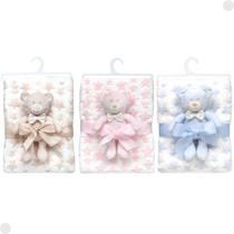 Naninha Paninho Ursinho Soninho Bebê Algodão Doce Buba Naninha Paninho Ursinho Soninho Bebê Algodão Doce Buba