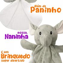 Naninha Para Bebê Antialérgico Pelúcia Elefante Zoop Toys Naninha Para Bebê Antialérgico Pelúcia Elefante Zoop Toys