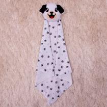 Naninha Para Bebê Bichinhos Cachorrinho bege e preto