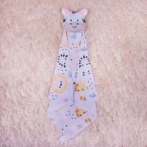 Naninha Para Bebe Bichinhos com Prendedor de Chupeta para Bebê