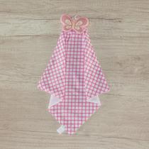 Naninha Para Bebe Bichinhos com Prendedor de Chupeta para Bebê