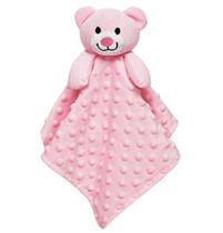 Naninha Para Bebê Menina Ursinho Algodão Doce Rosa Buba