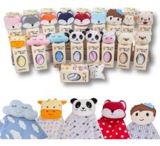 Naninha Para Bebê Pelúcia Bichinhos Kit 5 Und Envio I Sortid Naninha Para Bebê Pelúcia Bichinhos Kit 5 Und Envio I Sortid