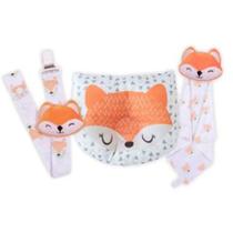 Naninha Para Bebê + Travesseiro Anatômico + Prendedor De Chupeta Naninha Para Bebê + Travesseiro Anatômico + Prendedor De Chupeta