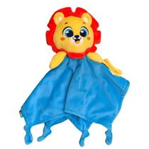 Naninha Puket Leão Azul Com Chocalho Naninha Puket Leão Azul Com Chocalho