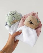 Naninha tecido de fralda soft com pelúcia