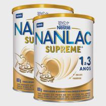Nanlac Supreme 1 + Fórmula Infantil de 1 a 3 anos 800g Kit 2UN