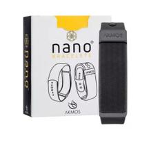 Nano bracelete akmos pulseira original all black