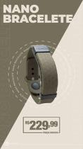 Nano Bracelete cor: Verde Militar G/Gg - Akmos