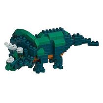 nanoblock - Triceratops Dinossauros, Kit de Construção da Série Coleção Nanoblock