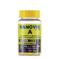 Nanovin A Suplemeno Alimentar em Cápsulas Biotina Vitamin Complex 60x510mg